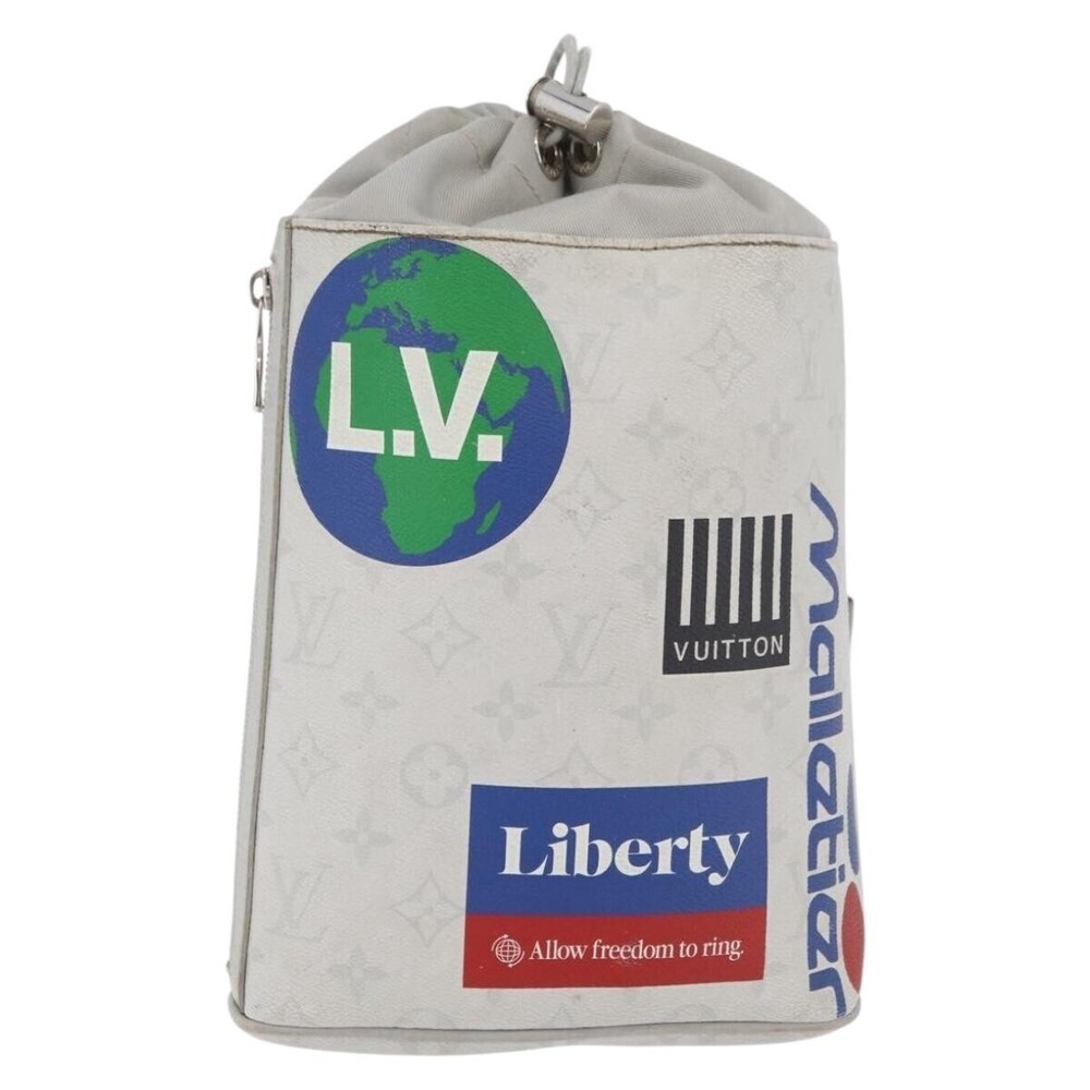 Louis Vuitton Chalk Sling Limited Edition Logo Story Monogram Canvas